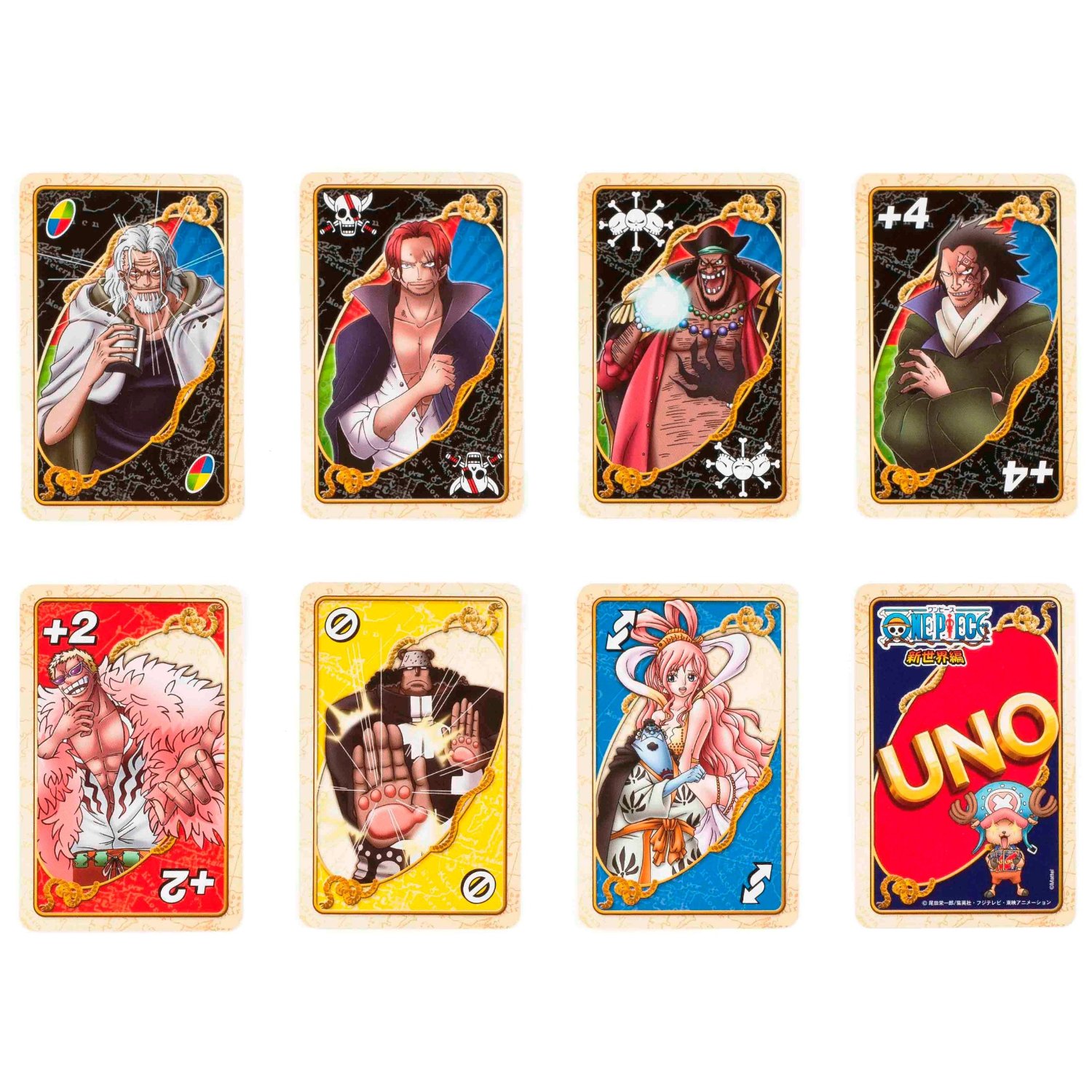 Uno One Piece New World From Japan New 